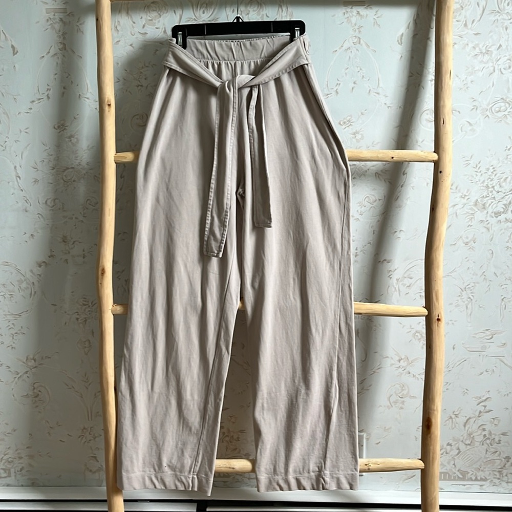 Zara Cotton Wide Leg Pant